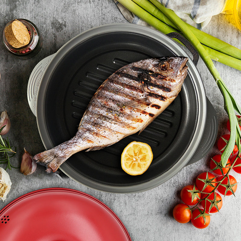 Microwave Grill Pot No Stick Cripser