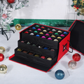 Stackable Christmas Ornament Storage Box with 3 Trays, 72 Ornaments