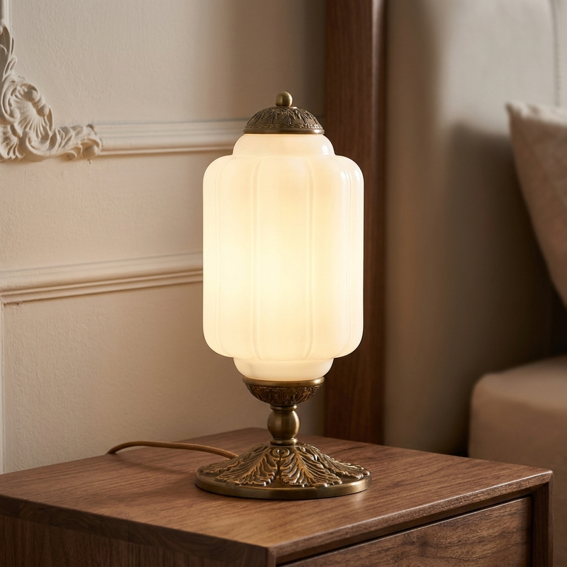 Sculptural atmosphere table lamp in various colors