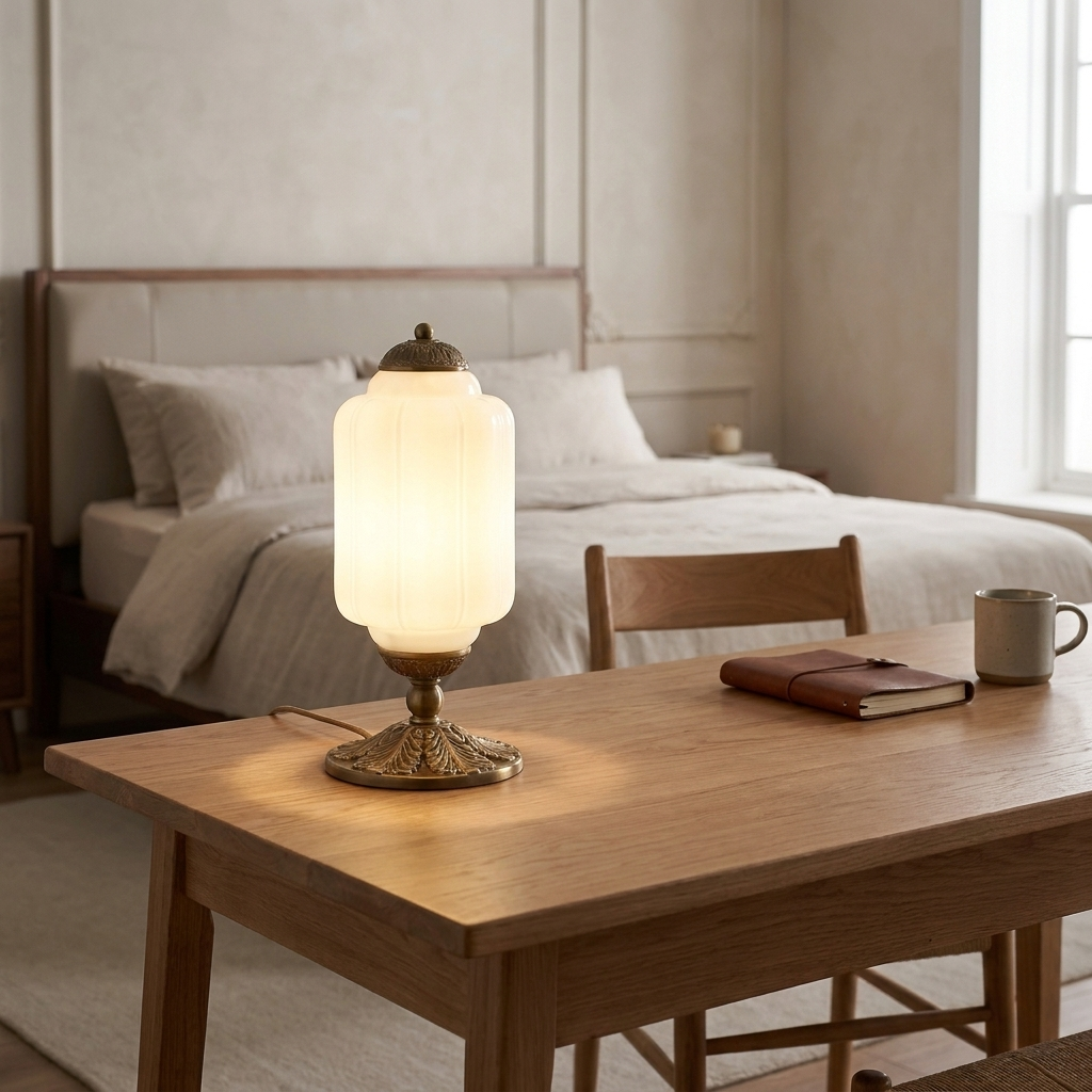 Sculptural atmosphere table lamp in various colors 4