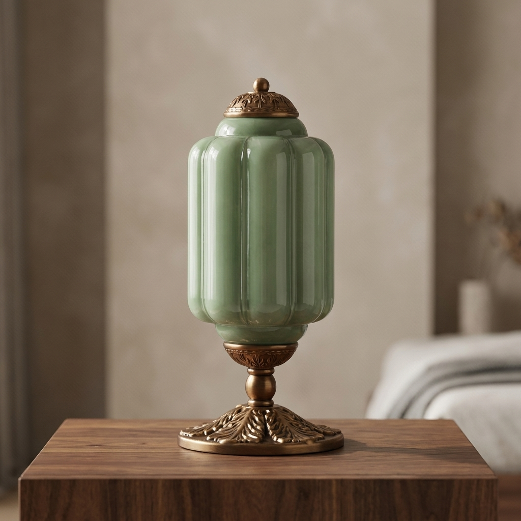 Sculptural atmosphere table lamp in various colors 7