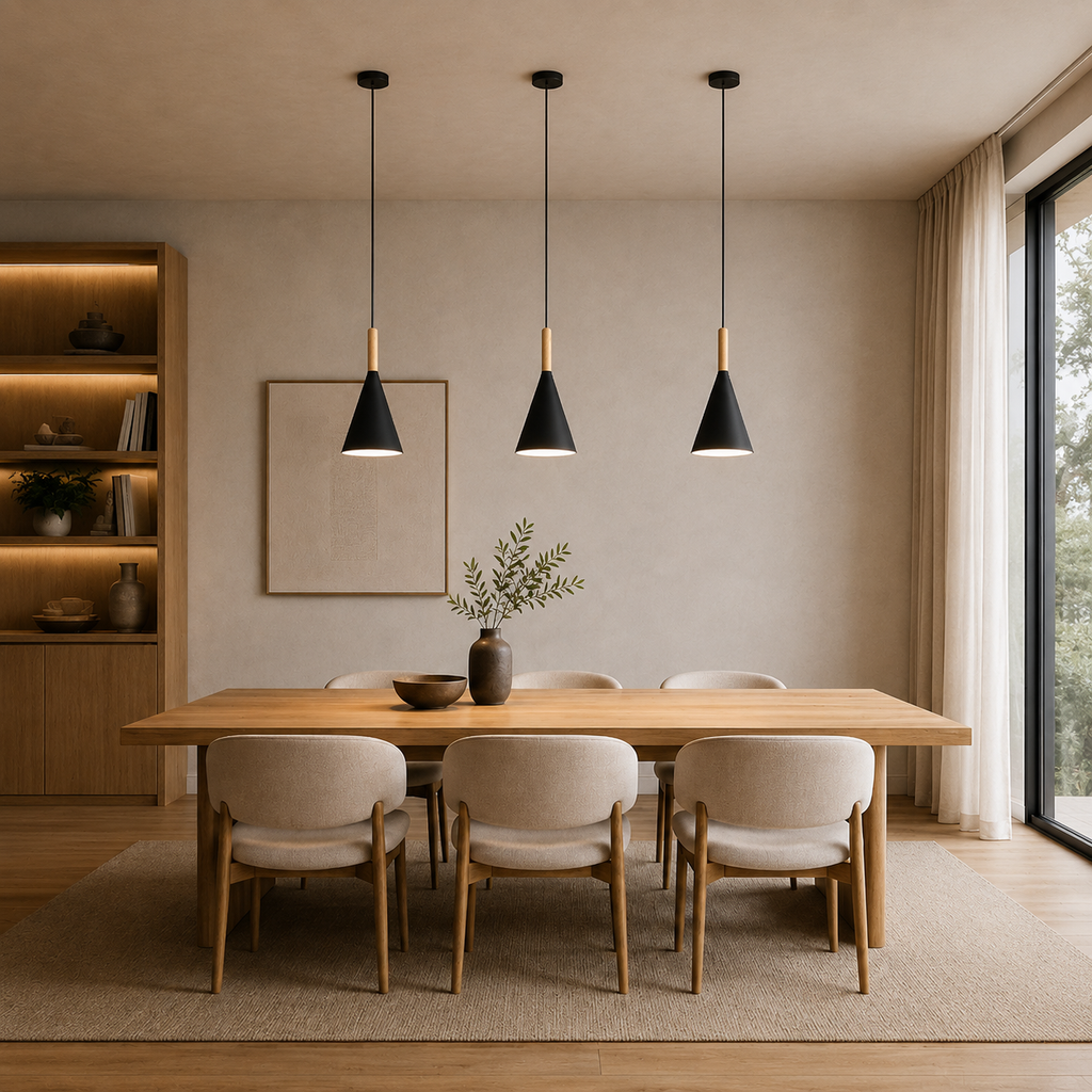 Colorful macaron glass pendant light for stylish home decor. 3