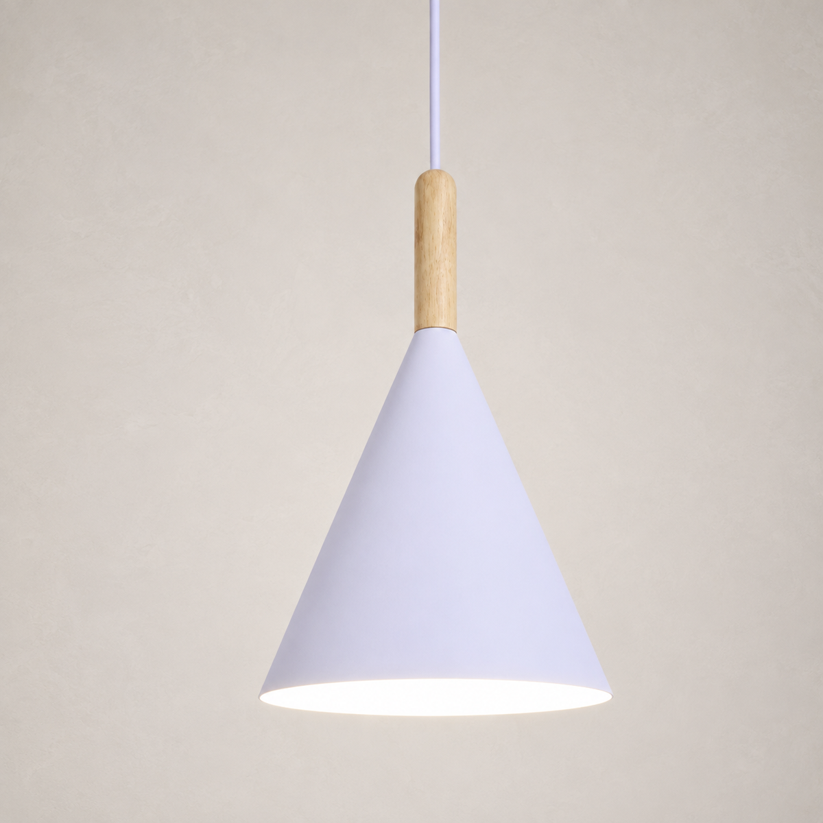 Colorful macaron glass pendant light for stylish home decor. 8