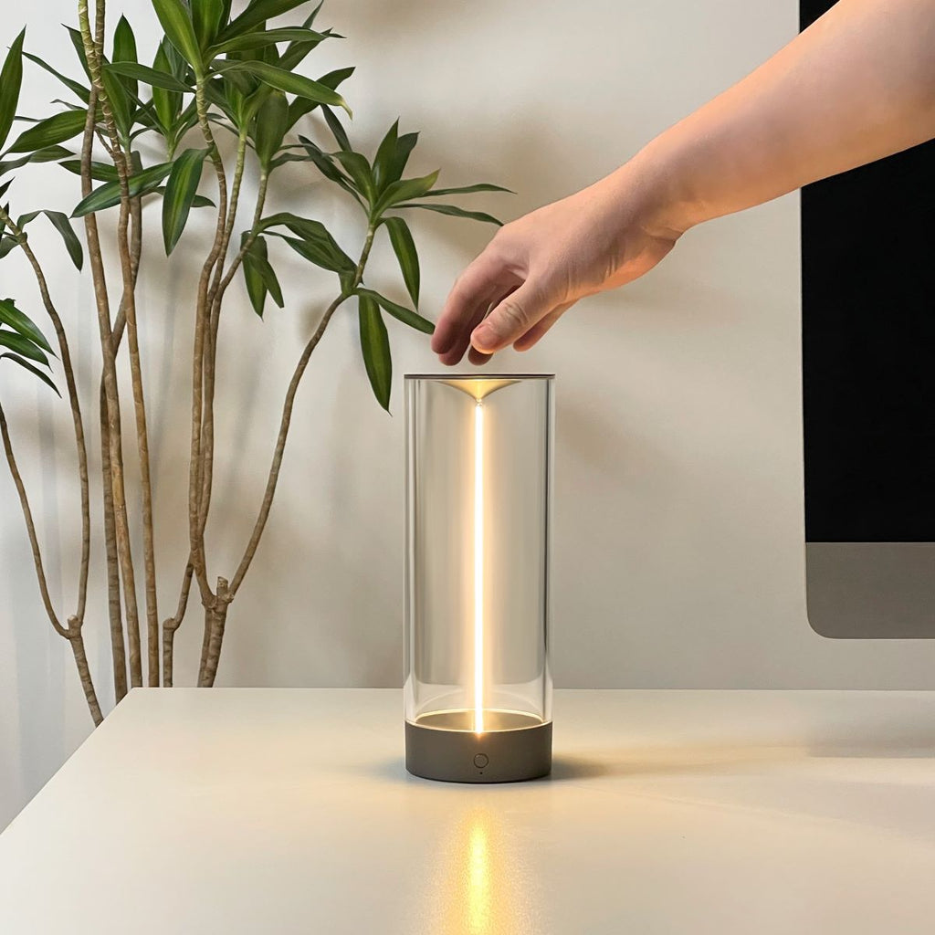 Collapsible LightRay Illuminator cordless LED lamp with magnetic string and touch controls 11