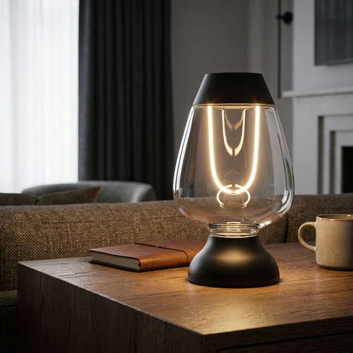 Stylish cordless ambient table lamp for modern decor.