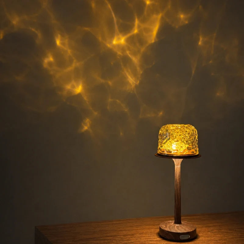 Cordless Aurora Northern Lights Projector Lamp with remote control and 16 customizable colors 11