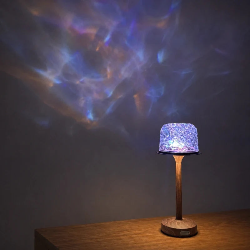Cordless Aurora Northern Lights Projector Lamp with remote control and 16 customizable colors 13