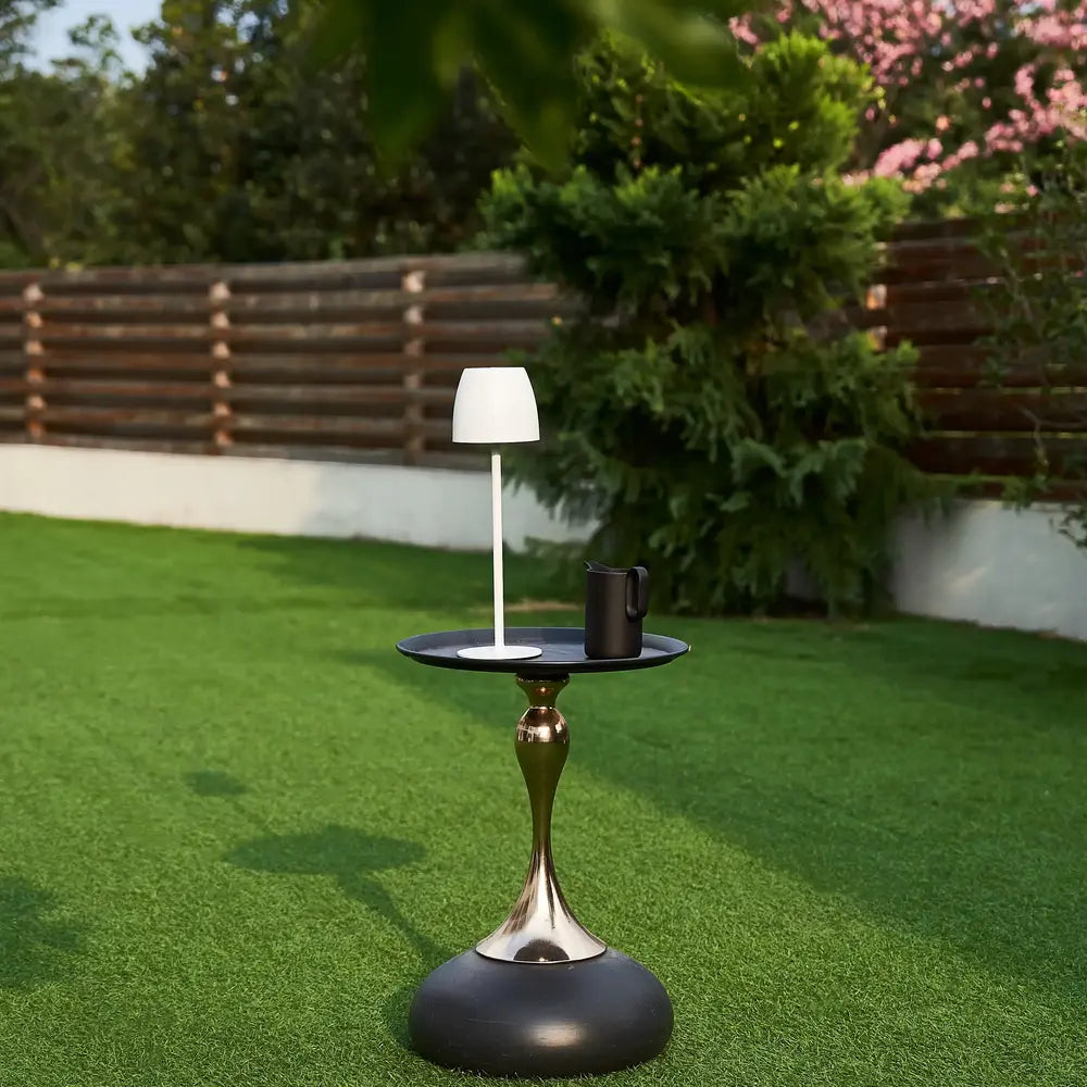 Cordless Eterna Table Lamp with minimalist design, waterproof construction, and 24-hour battery life 6