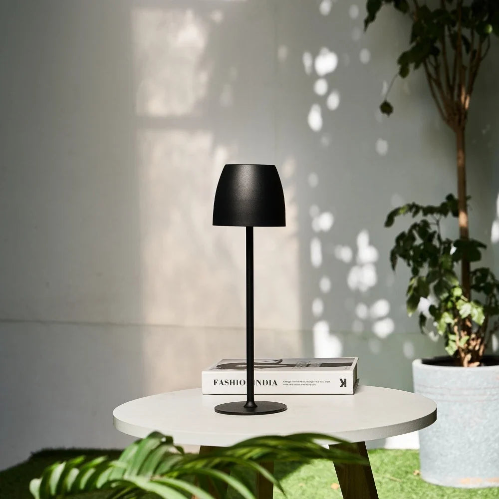 Cordless Eterna Table Lamp with minimalist design, waterproof construction, and 24-hour battery life 9