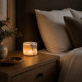 Cordless Marble Glow Lamp crafted from genuine natural marble with touch control