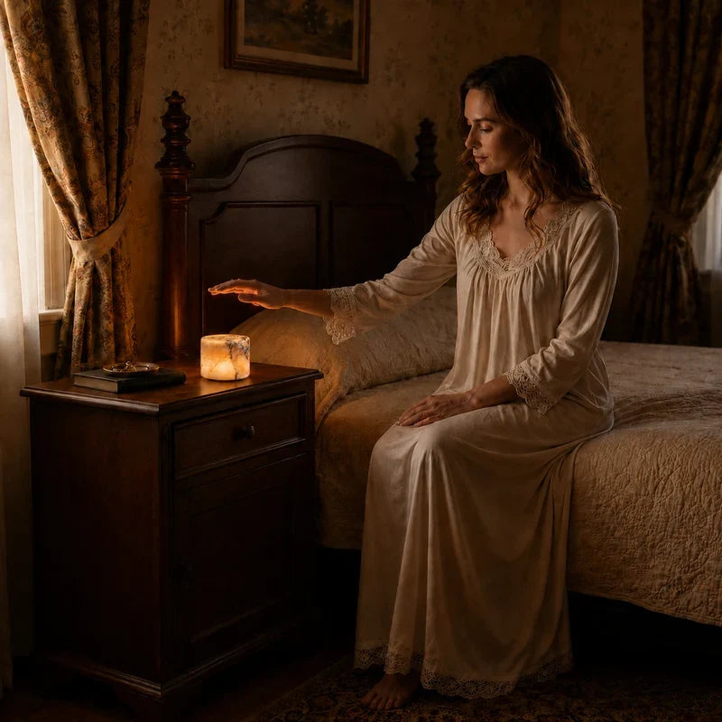 Cordless Marble Glow Lamp crafted from genuine natural marble with touch control 5