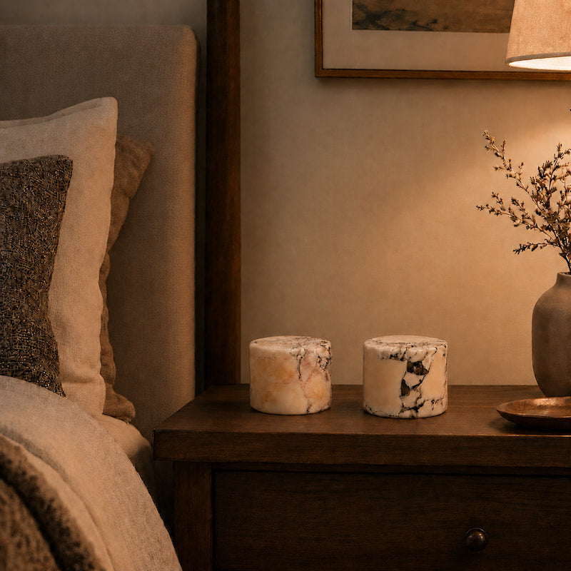 Cordless Marble Glow Lamp crafted from genuine natural marble with touch control 6