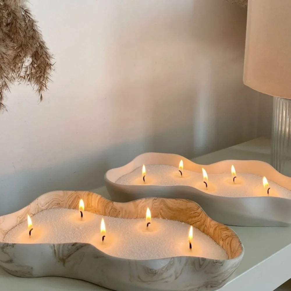 Sandela customizable DIY candle kit with ultra-fine sand, wicks, and fragrance options 5