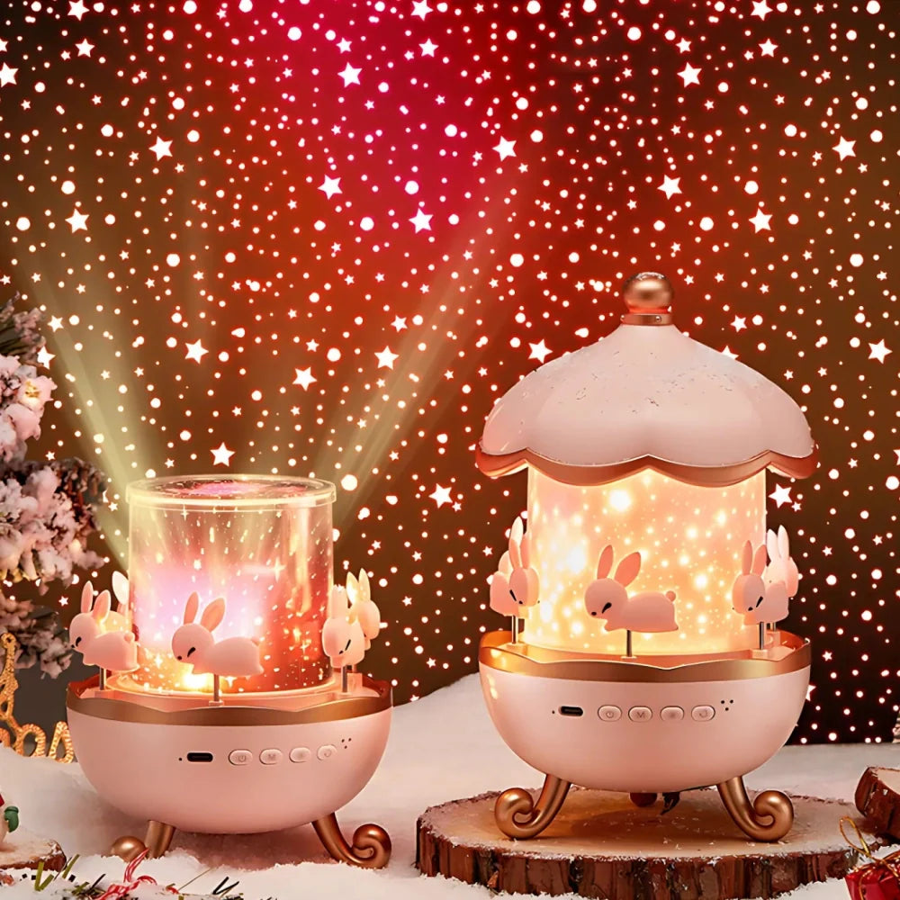 Enchanting starry projection light with fairytale scenes and colorful lighting modes for kids bedtime 5