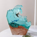 Enchanting WhisperSea Ocean Night Light with 3D resin design and multi-color LED lighting 4