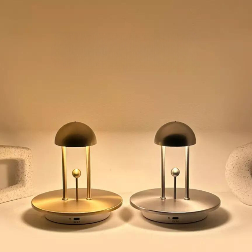 Gesture-controlled cordless table lamp with warm white dimmable light and 18-hour battery 5