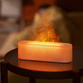 Illuminated color-changing humidifier lamp with 7 vibrant LED colors and essential oil diffusion