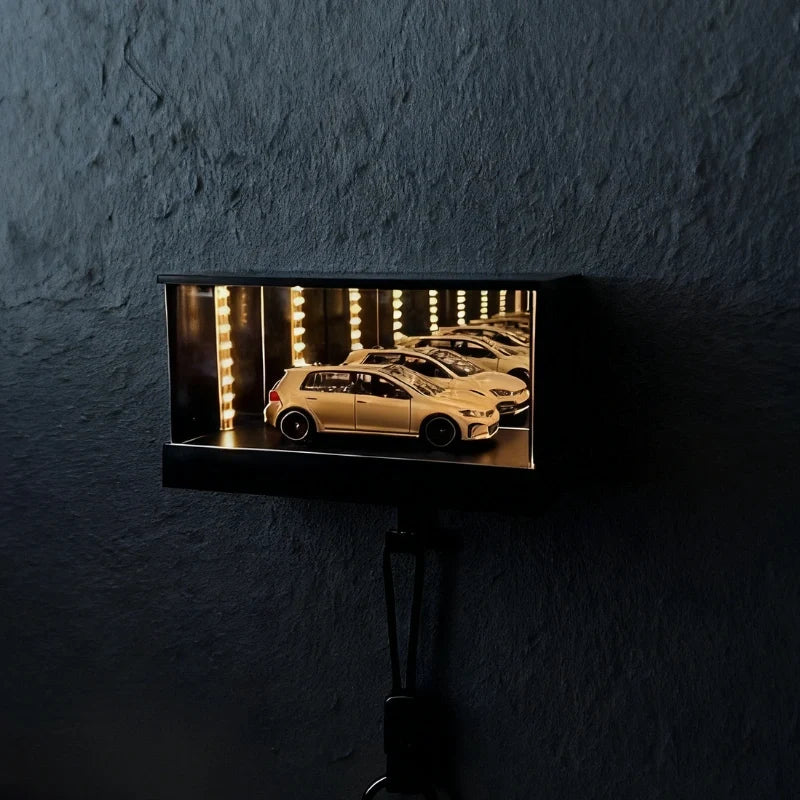 Illuminated Keyfinity smart key hanger with motion sensor and infinite mirror depth effect 5