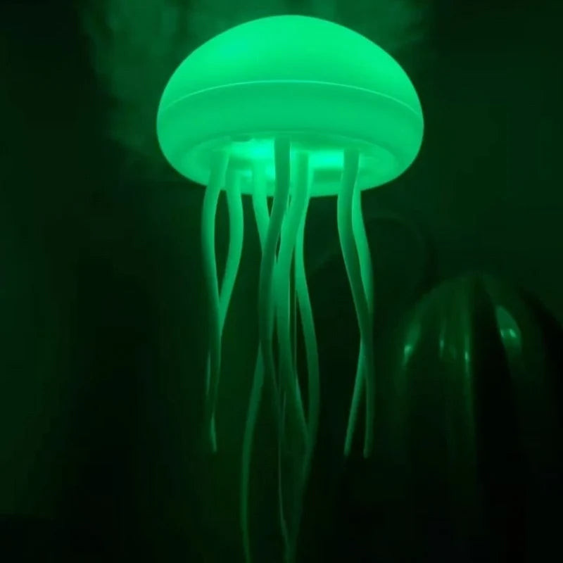 Interactive Medusa Floating Glow jellyfish lamp with dancing tentacles and multicolor LED display 10