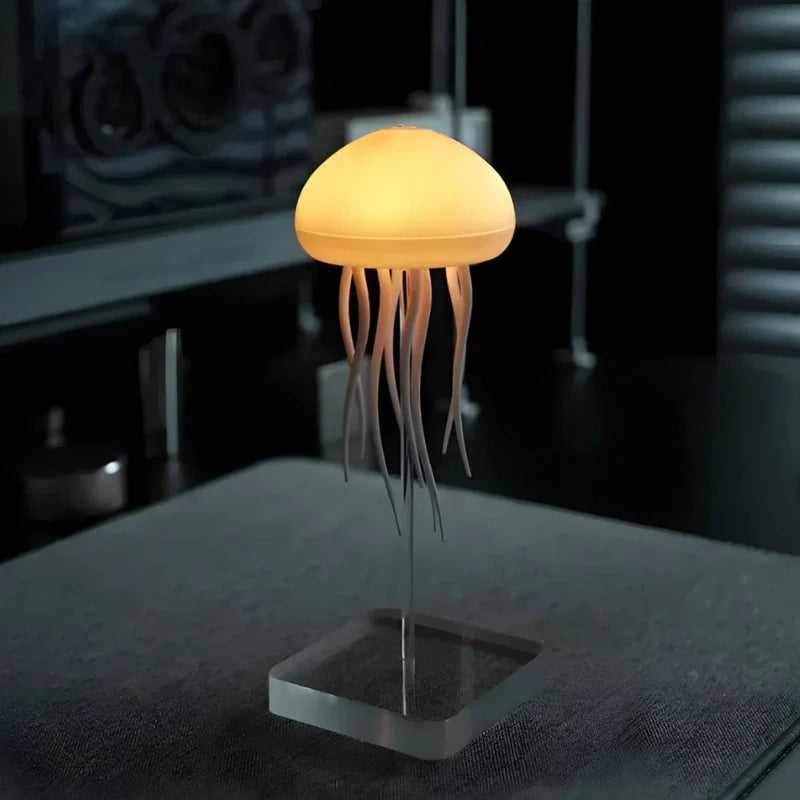 Interactive Medusa Floating Glow jellyfish lamp with dancing tentacles and multicolor LED display 2