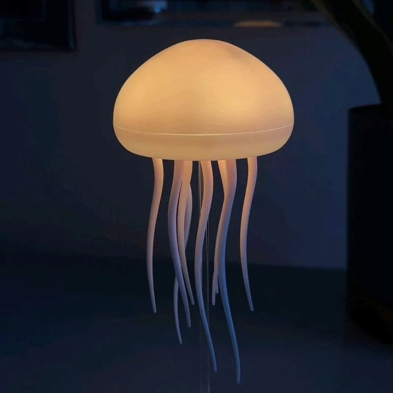 Interactive Medusa Floating Glow jellyfish lamp with dancing tentacles and multicolor LED display 5