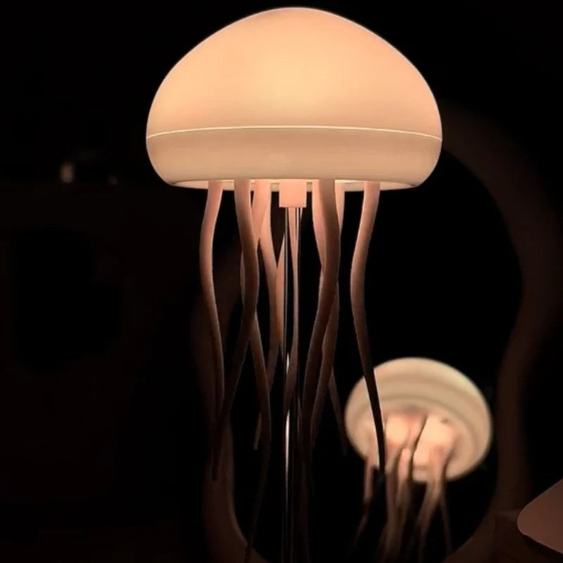 Interactive Medusa Floating Glow jellyfish lamp with dancing tentacles and multicolor LED display 8
