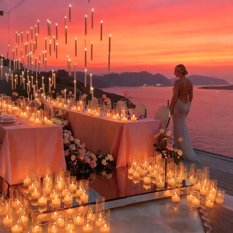Spellbound floating candles hovering in air with magic wand remote control glowing warm light 2