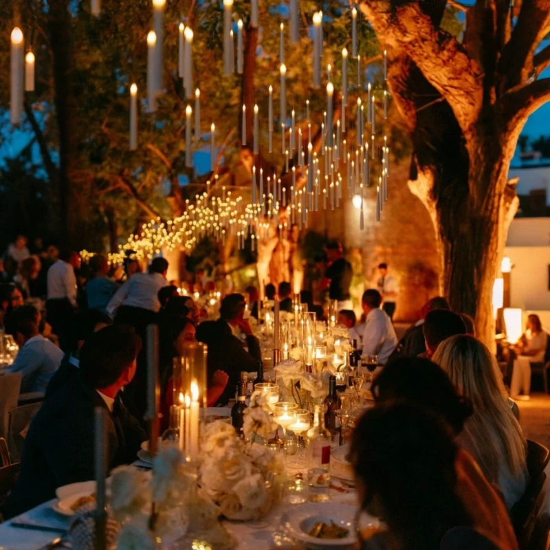 Spellbound floating candles hovering in air with magic wand remote control glowing warm light 6