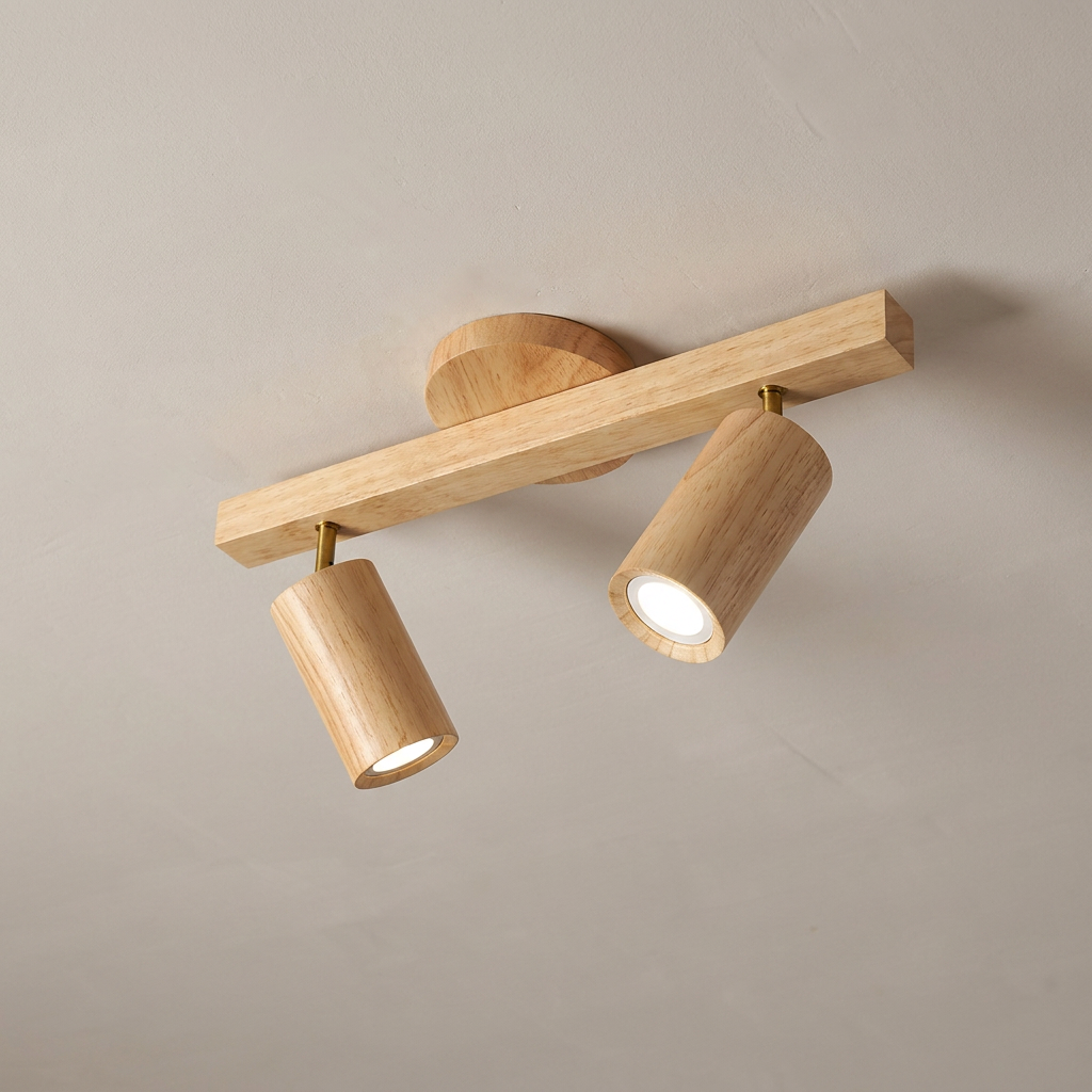 Adjustable ceiling spotlight with branch-style arms and multiple light heads.
