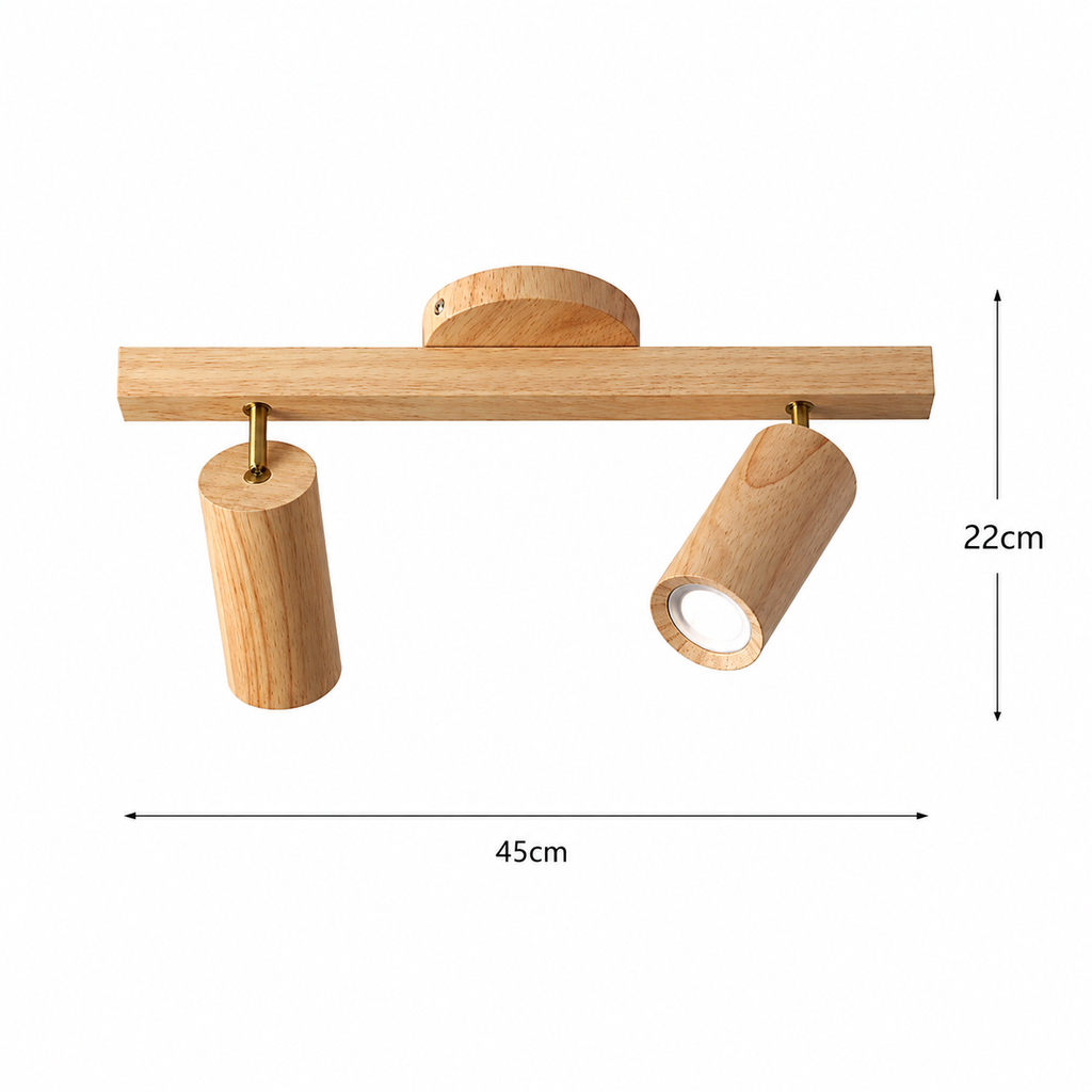 Adjustable ceiling spotlight with branch-style arms and multiple light heads. 10