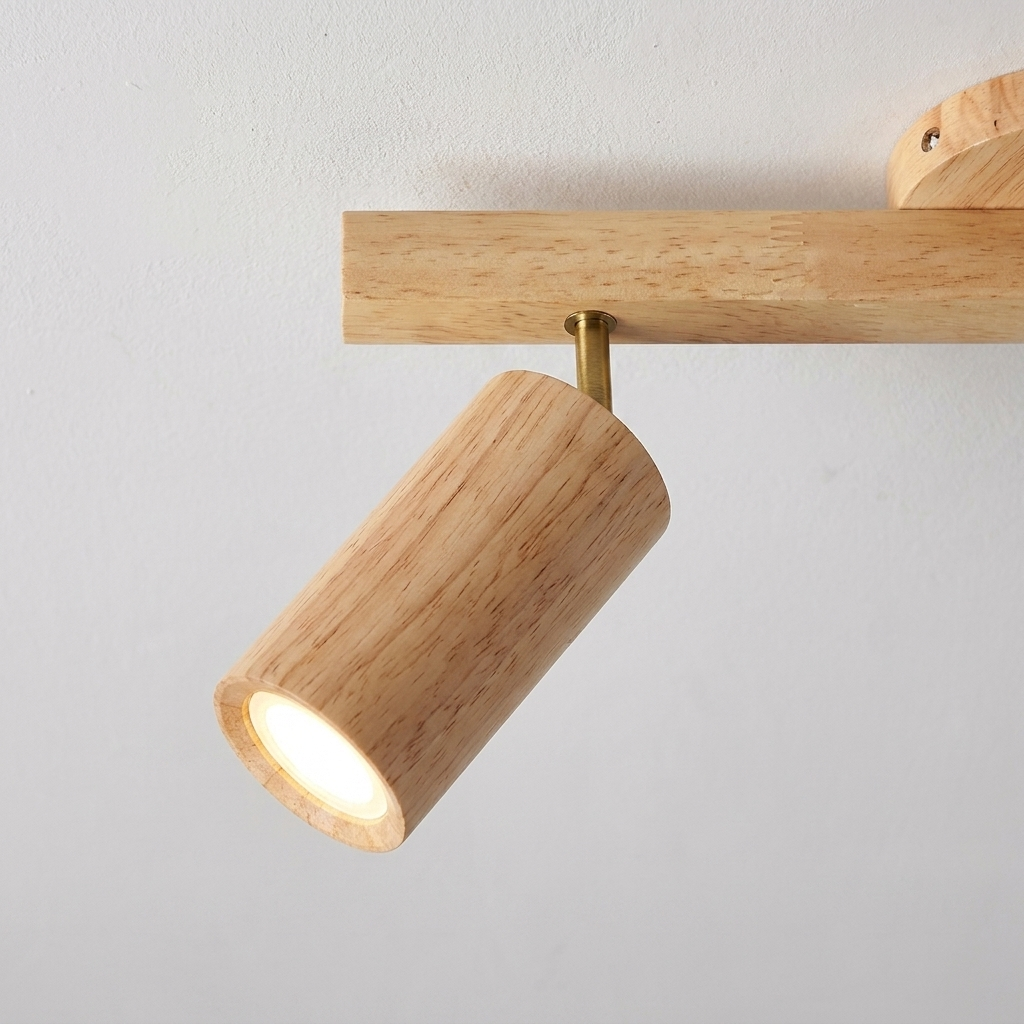 Adjustable ceiling spotlight with branch-style arms and multiple light heads. 3