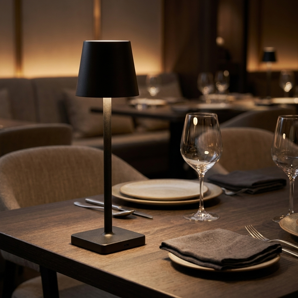 Elegant wireless table lamp for modern home decor. 2