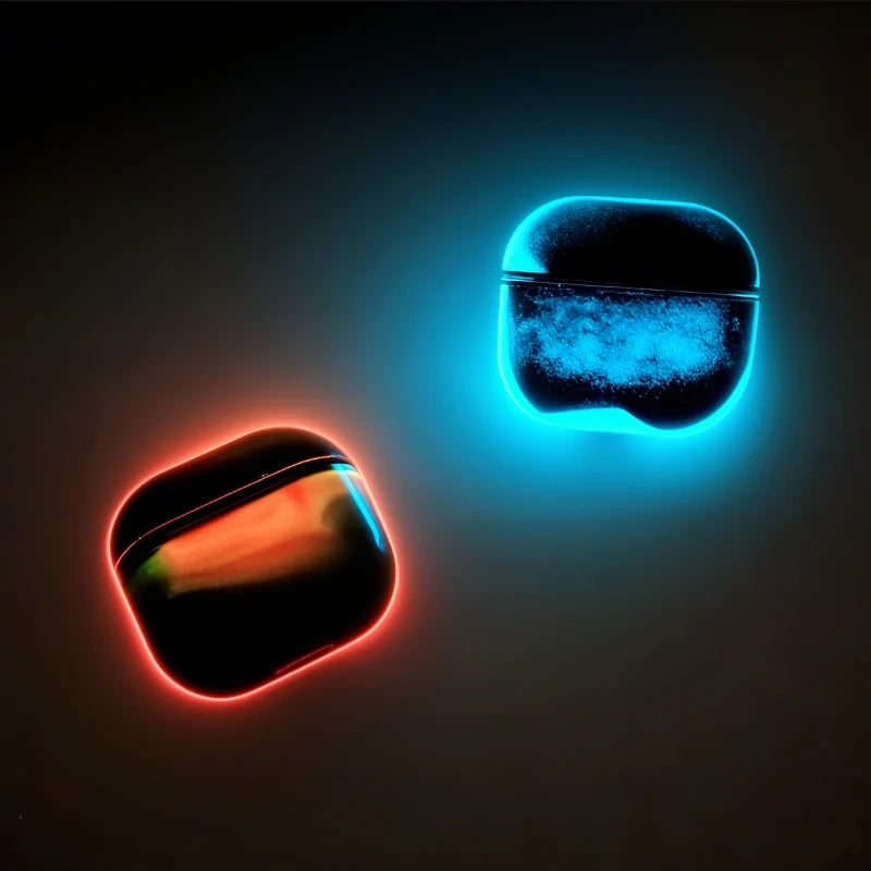 Luminous NeoGlow Earbuds Case with futuristic glow effect for AirPods protection