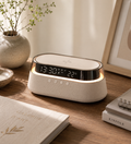 Stylish Luxe Bedside Speaker with Bluetooth and wireless charging