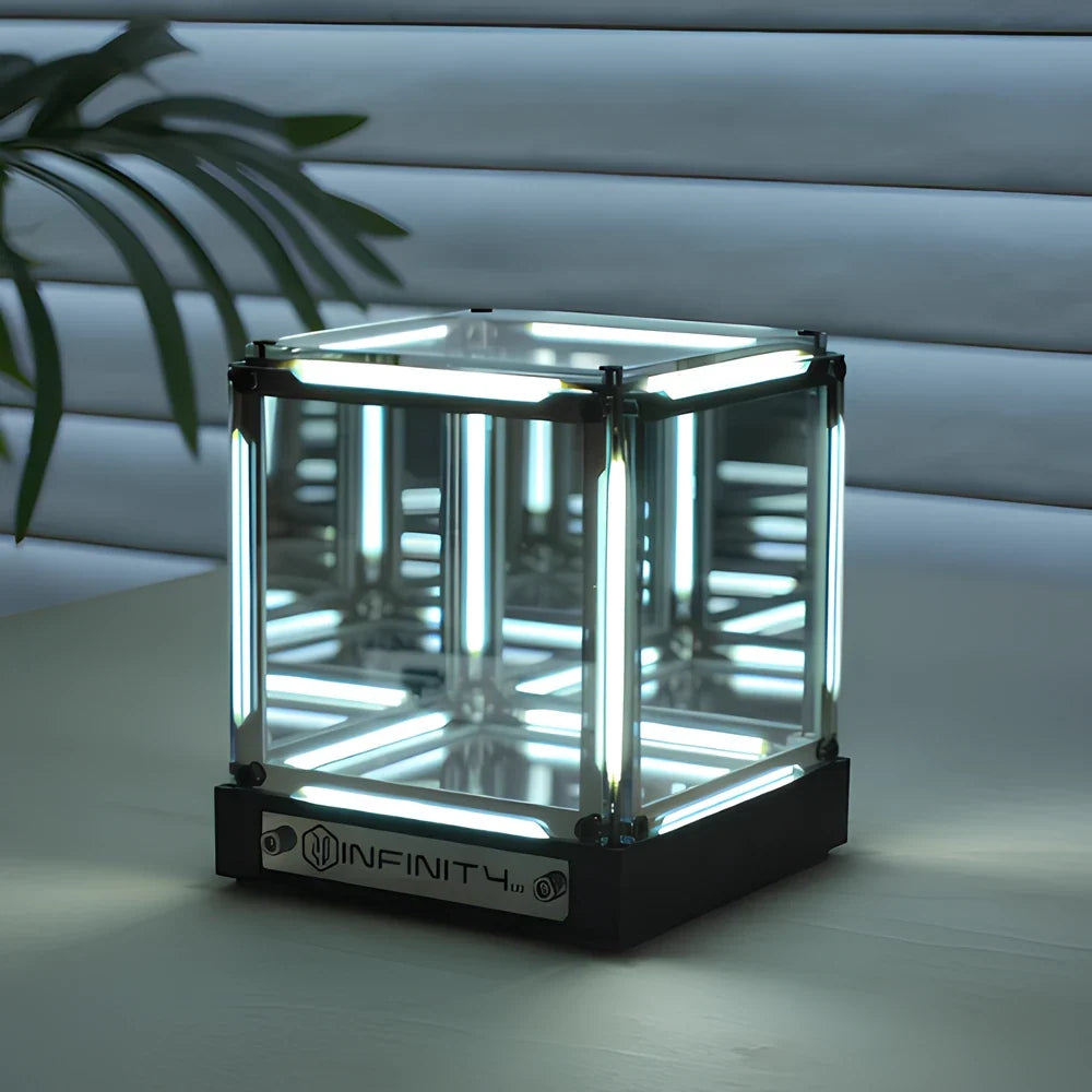 Mirrored InfinityCube rechargeable light tunnel with infinite reflection effect 4