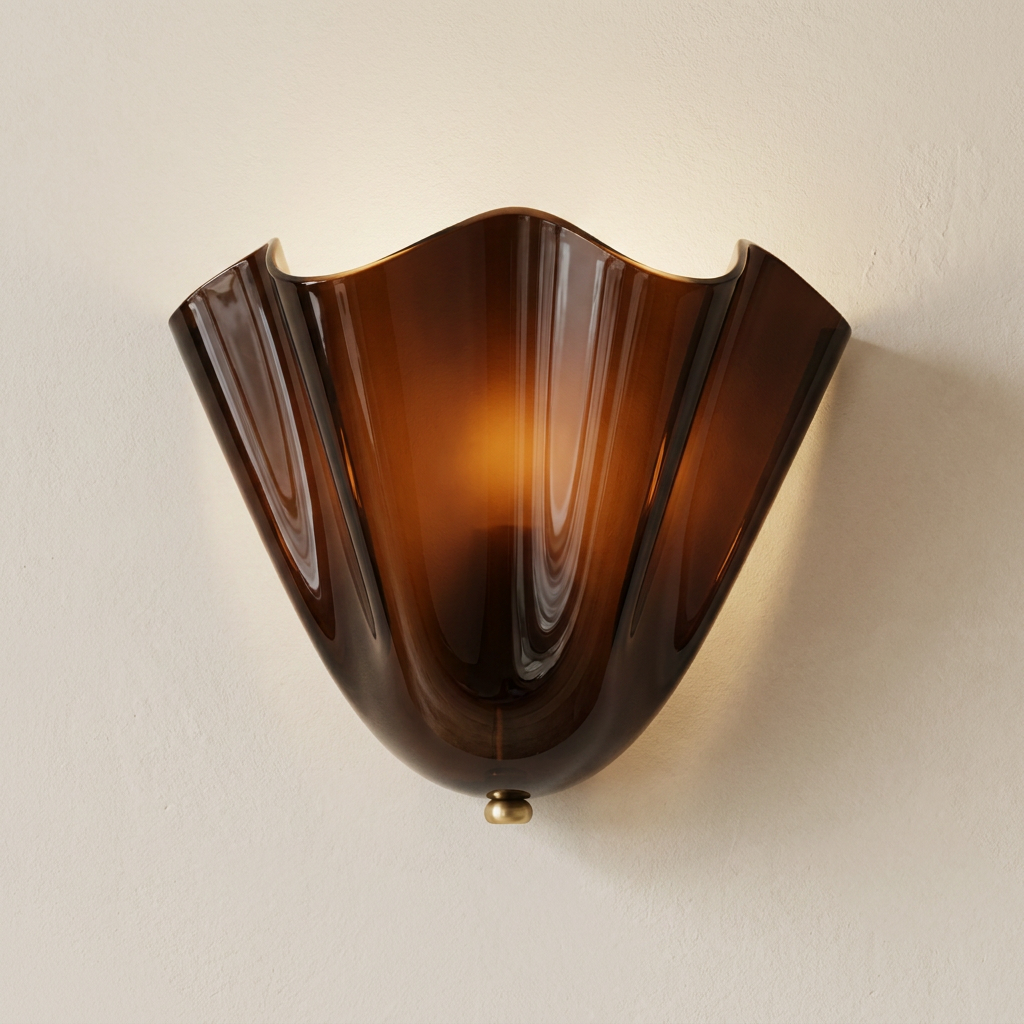 Elegant Petal Wall Light with warm glow 3