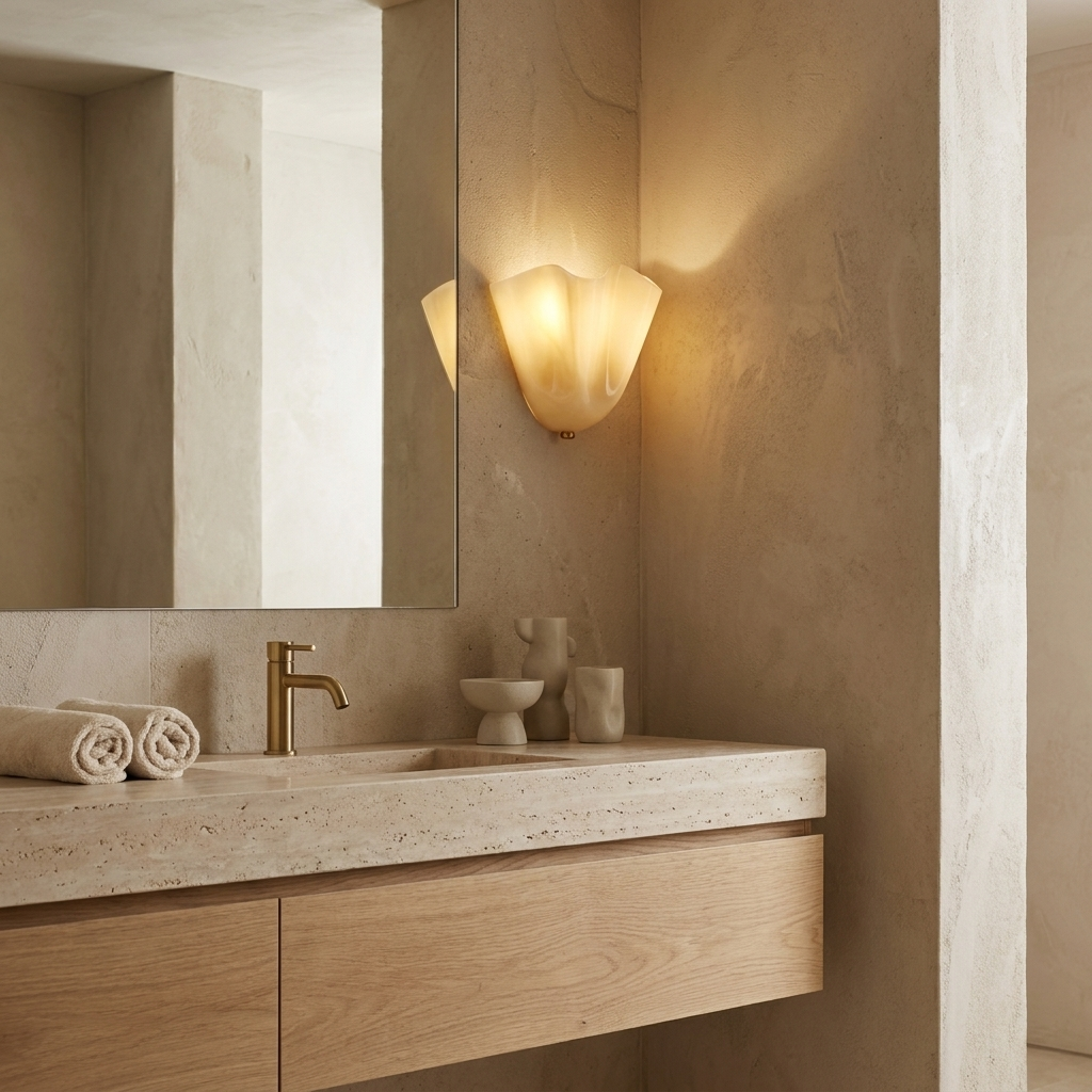 Elegant Petal Wall Light with warm glow 5
