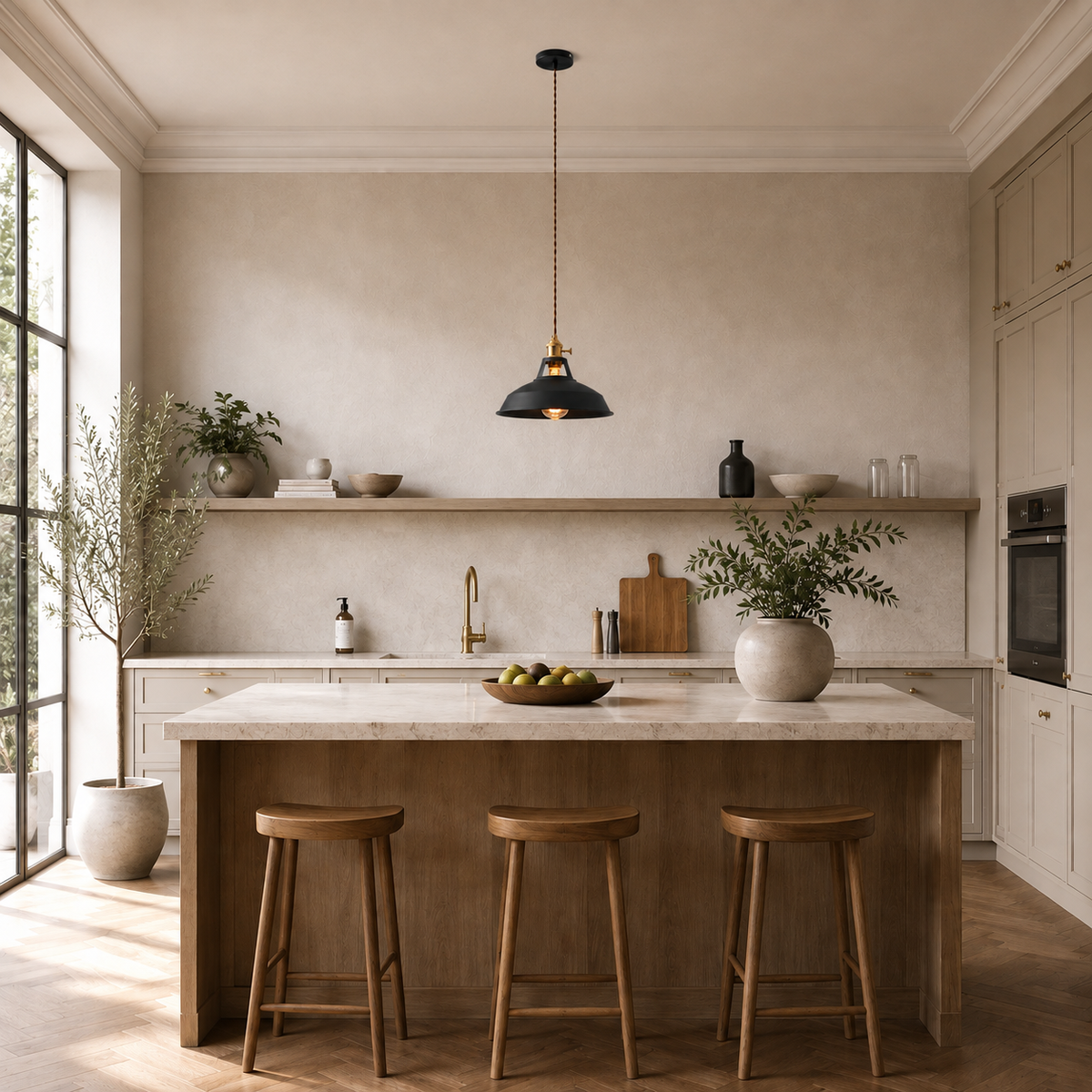 Stylish macaron pendant light for modern interiors. 2