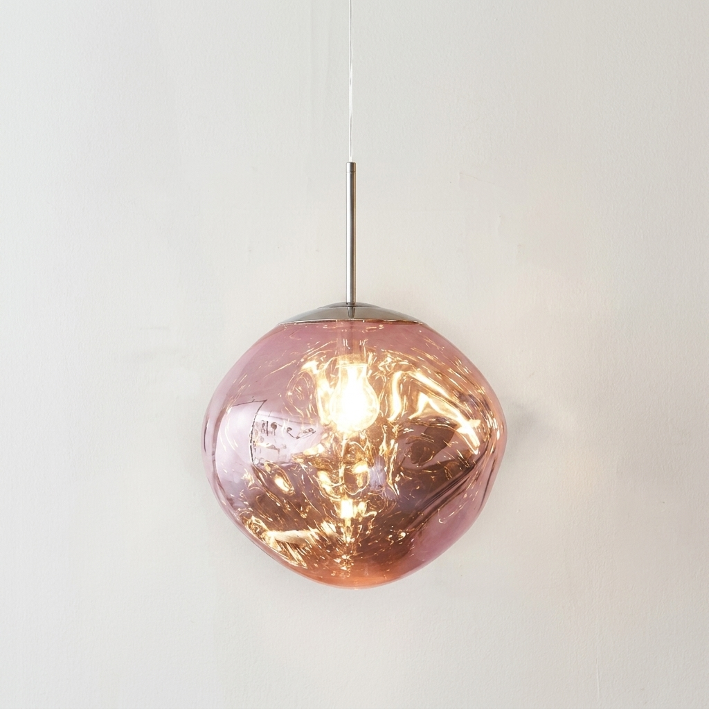 Prism Floating Chandelier with crystal design suspended in mid-air 10