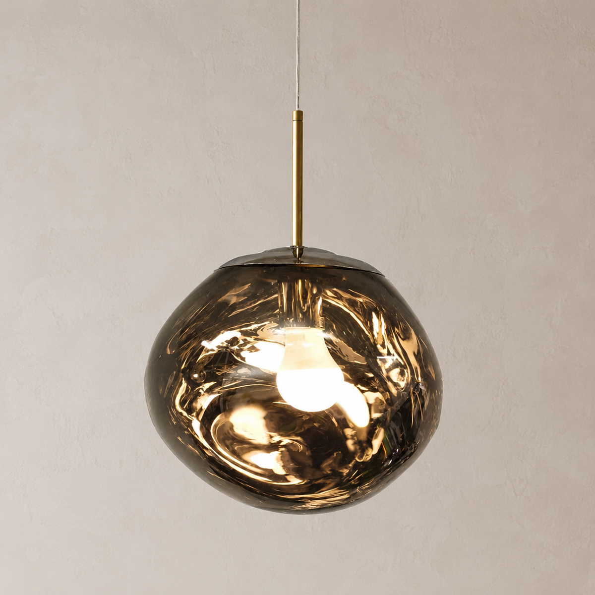 Prism Floating Chandelier with crystal design suspended in mid-air 9