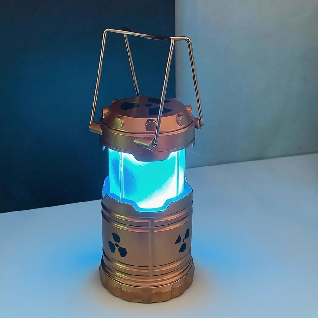 Radioactive NukeCore Lantern with glowing hazard design and radioactive core for gaming rooms 12