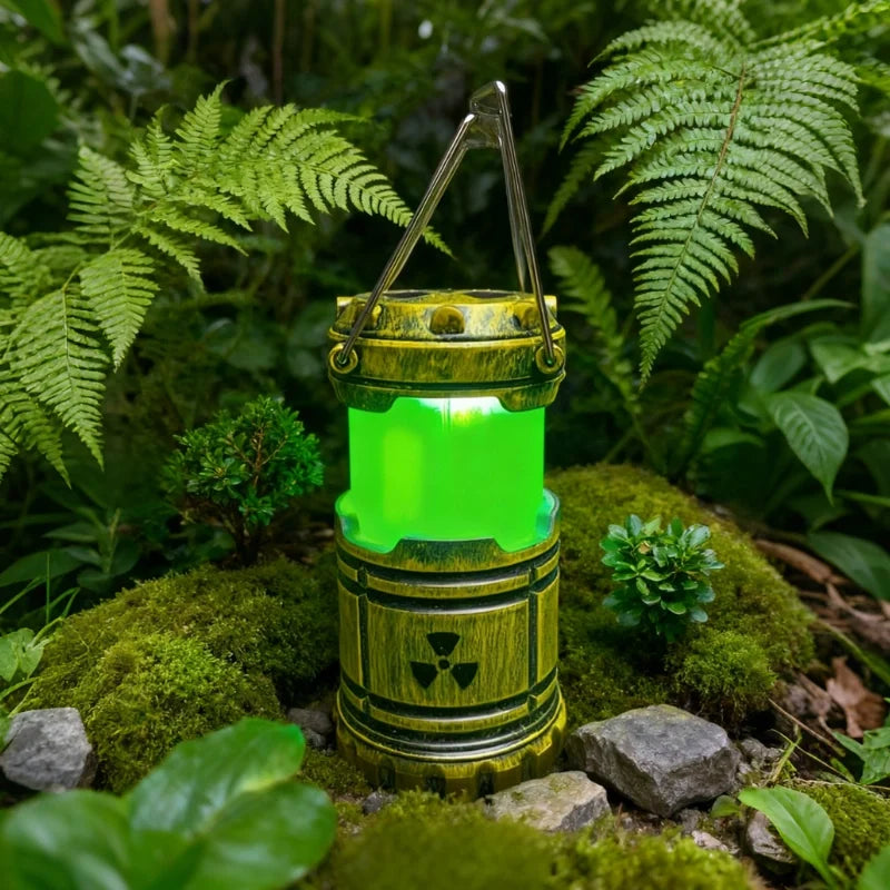 Radioactive NukeCore Lantern with glowing hazard design and radioactive core for gaming rooms 17