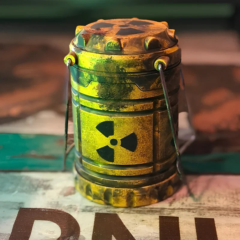 Radioactive NukeCore Lantern with glowing hazard design and radioactive core for gaming rooms 5