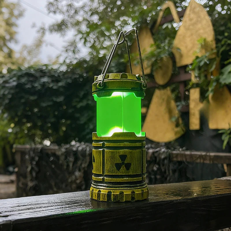 Radioactive NukeCore Lantern with glowing hazard design and radioactive core for gaming rooms 6