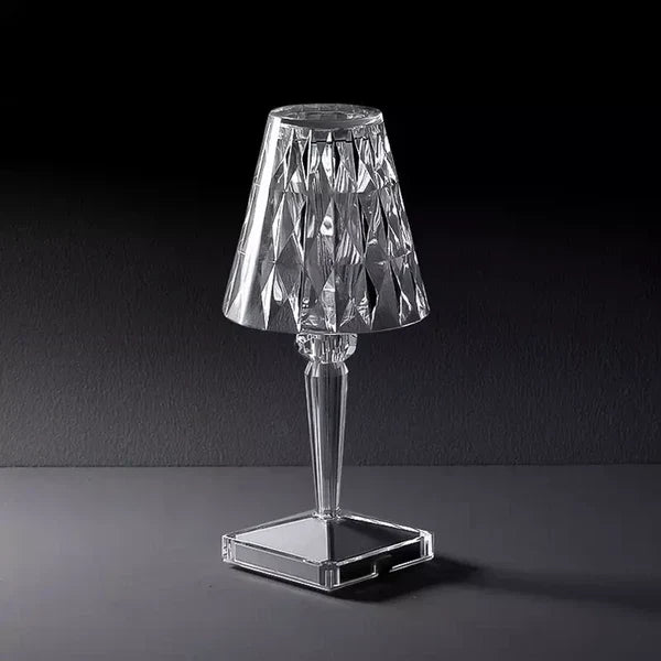 Rechargeable sparkling crystal table lamp with touch control and three lighting modes 19