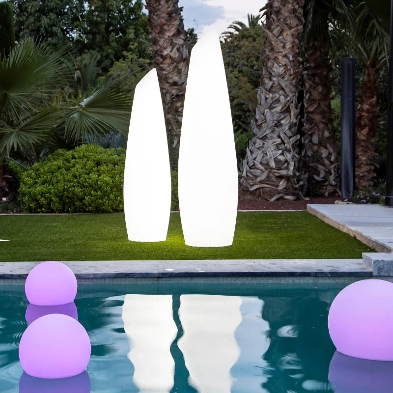 Remote-controlled spherical garden light with 16 color options for outdoor and indoor use 21