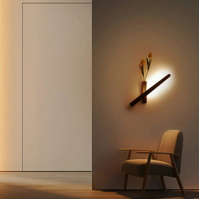 Rotatable EasyStick vase wall light with built-in planter, adjustable illumination, and touch control 11