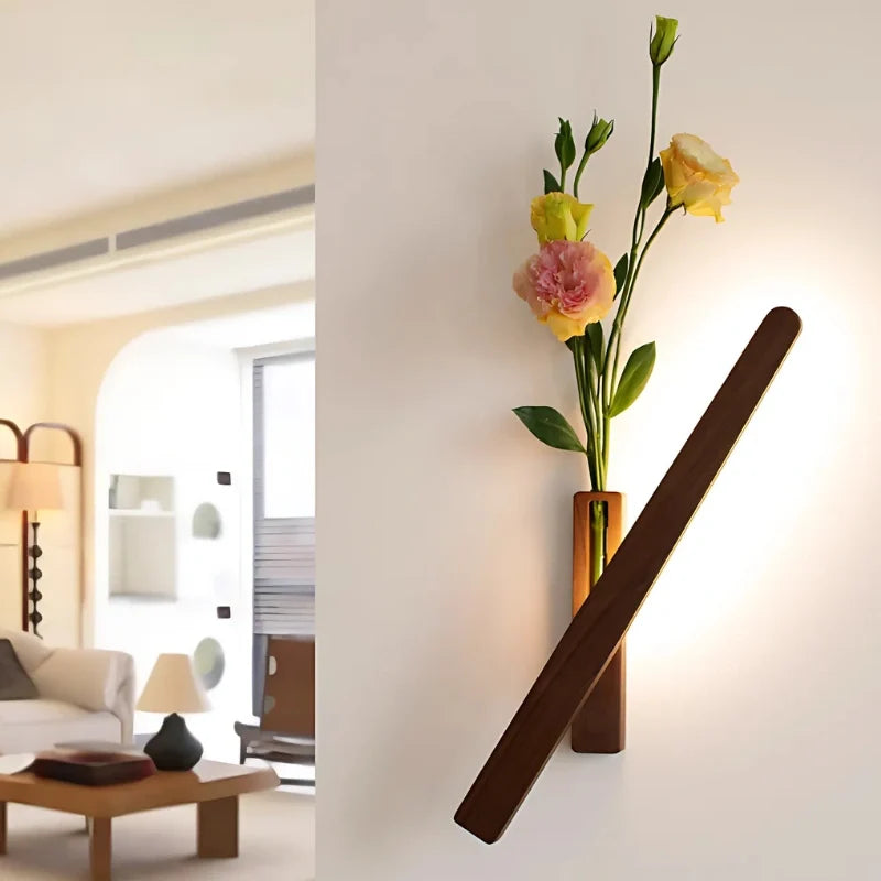 Rotatable EasyStick vase wall light with built-in planter, adjustable illumination, and touch control 4