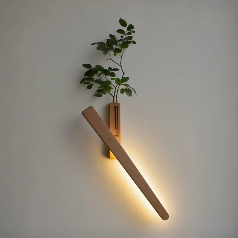 Rotatable EasyStick vase wall light with built-in planter, adjustable illumination, and touch control 5
