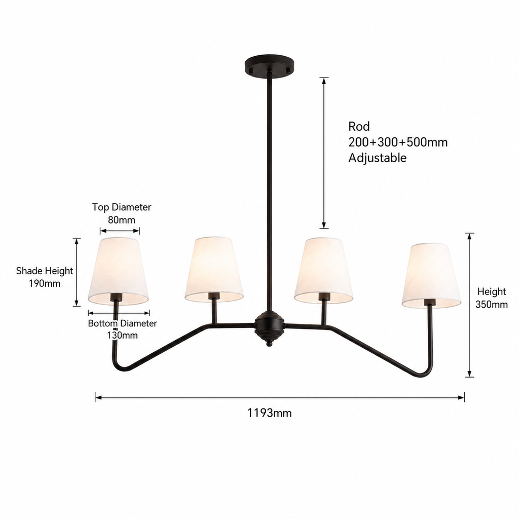 Sculptural industrial retro chandelier for stylish home lighting. 10